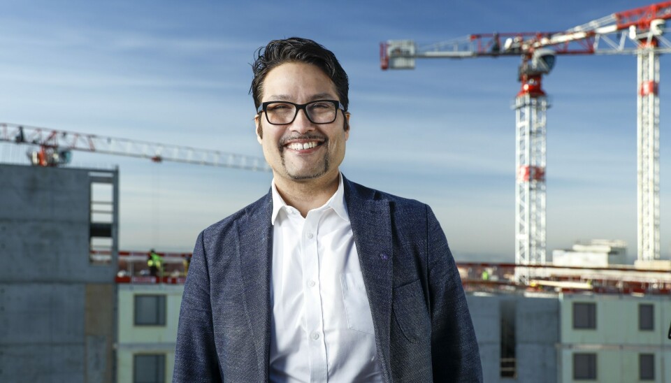 HANDLETUR: Konsernsjef Daniel Kjørberg Siraj i Obos. HANDLETUR: Konsernsjef Daniel Kjørberg Siraj i Obos.