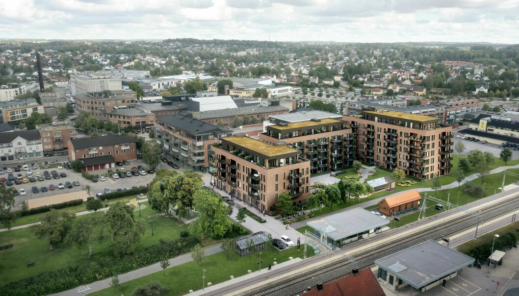 BOLIGPROSJEKT: I tillegg til de omfattende byutviklingsplanene, vil Karlander Eiendomsutvikling bygge boligprosjektet Meierihagen, som eies sammen med Bane NOR Eiendom.