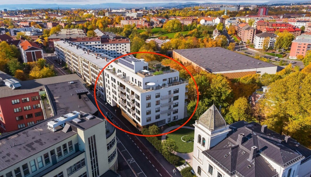 AVSTAND: Boligprosjektet i Sandakerveien 52 er beliggende et stykke unna der veistrekningen begynner. AVSTAND: Boligprosjektet i Sandakerveien 52 er beliggende et stykke unna der veistrekningen begynner.