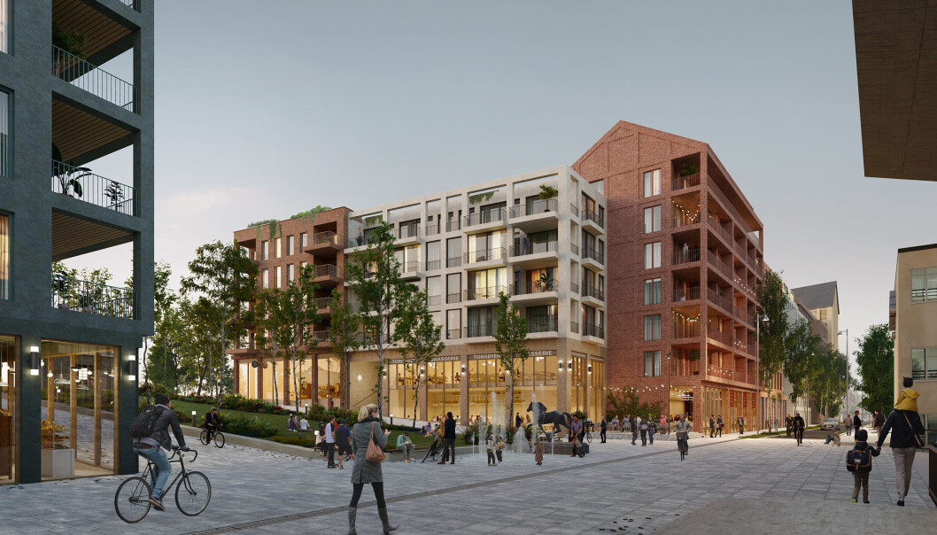 TORGBYEN: I nordområdet Torgbyen omfatter planen 550 boliger og 35.000 kvadratmeter næring. TORGBYEN: I nordområdet Torgbyen omfatter planen 550 boliger og 35.000 kvadratmeter næring.