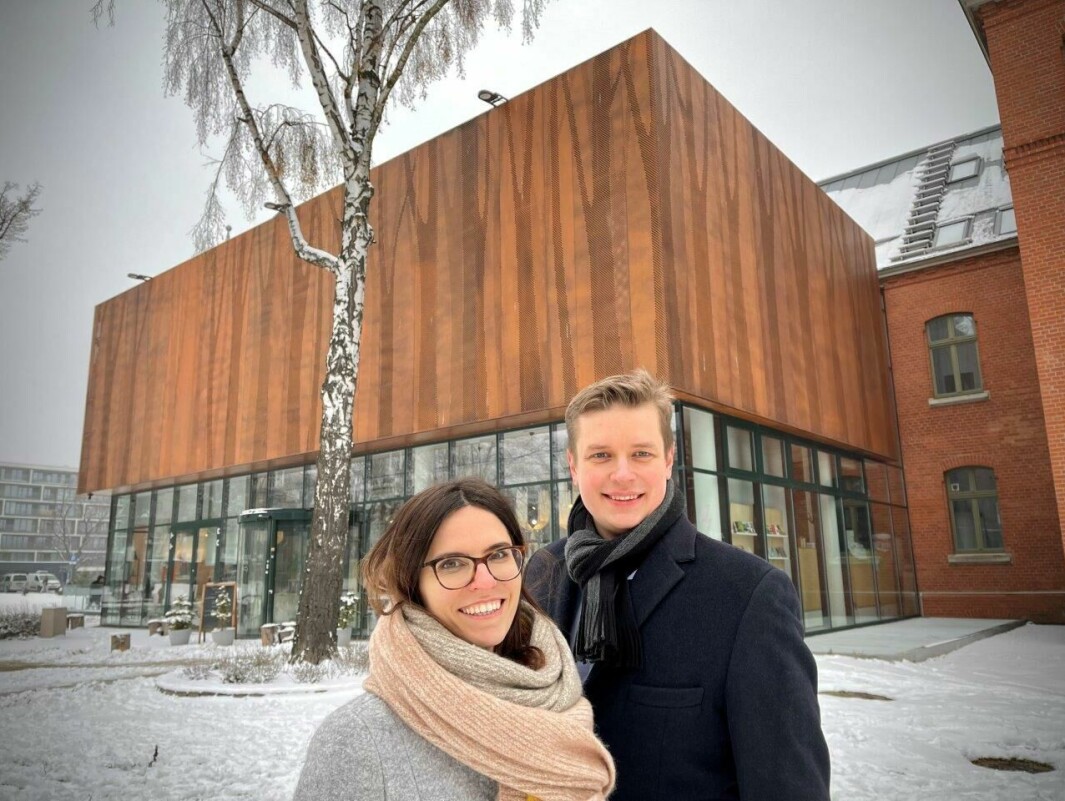 FLYTTER: Barbara Olejniczak-Grzesiak og Sebastian Grzesiak avsluttet sin Mastergrad i Arkitektur i Polen i 2014, og flyttet samme år til Norge for å jobbe.