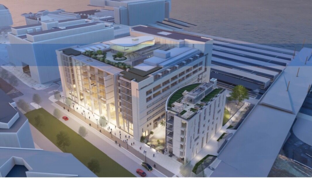 STRØKSTJENLIG VIRKSOMHET: De nedre planene i bygget skal få små spisesteder av god kvalitet, små allmennyttige forretninger / showrooms og nytt konferansesenter med auditorium. STRØKSTJENLIG VIRKSOMHET: De nedre planene i bygget skal få små spisesteder av god kvalitet, små allmennyttige forretninger / showrooms og nytt konferansesenter med auditorium.