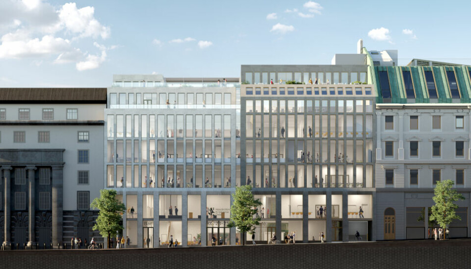 STORT PROSJEKT: AVA Eiendom har nå en utviklingsportefølje på ca. 2,7 milliarder kroner. Det nye høyskolebygget for Høyskolen Kristiania i Oslo sentrum er det største prosjektet med sine 11.300 kvadratmeter.