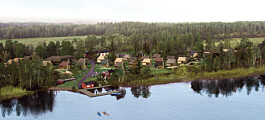 Planlegger en landsby med 65 hytter på øya