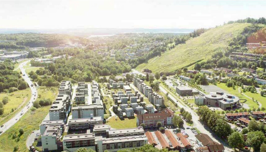 VØYENENGA :Naturbetong har også stått for utvikling og oppføring av Vøyen Hageby, som beslaglegger brorparten av Vøyenenga.