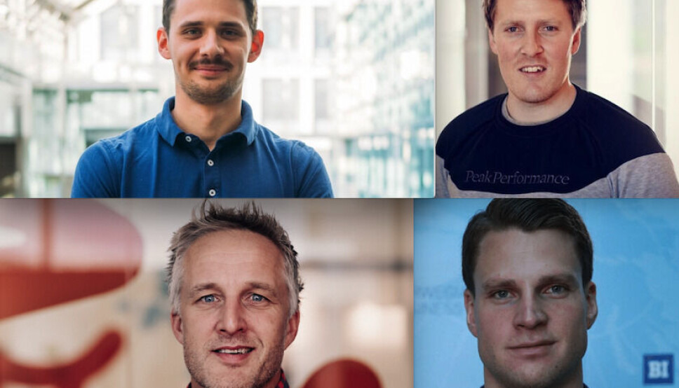NYE I BYGR: Mark Szoke (oppe til venstre), Kristoffer Hvammen (oppe til høyre), Lars Thomas Stene (nede til venstre) og Steffen Nerdal. NYE I BYGR: Mark Szoke (oppe til venstre), Kristoffer Hvammen (oppe til høyre), Lars Thomas Stene (nede til venstre) og Steffen Nerdal.