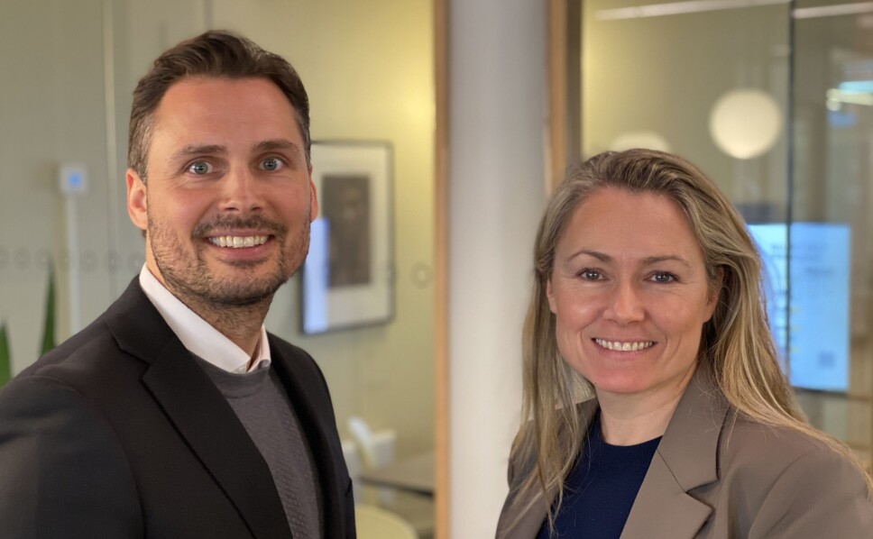 NY: Jeppe Grøttland og Renate Straume i Varig. NY: Jeppe Grøttland og Renate Straume i Varig.