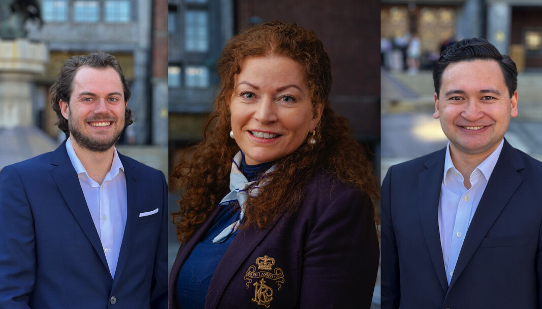 NYE I OSLO FINANS: Wilhelm Grøm, Kjersti Ristvedt og Einar Melberg går til Oslo Finans. NYE I OSLO FINANS: Wilhelm Grøm, Kjersti Ristvedt og Einar Melberg går til Oslo Finans.