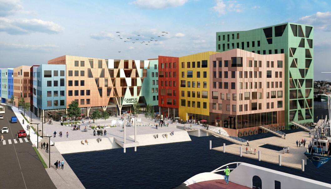 NYTT: Campus Kristiansund skal bli en felles arena for høyere utdanning, forskning og innovasjon.