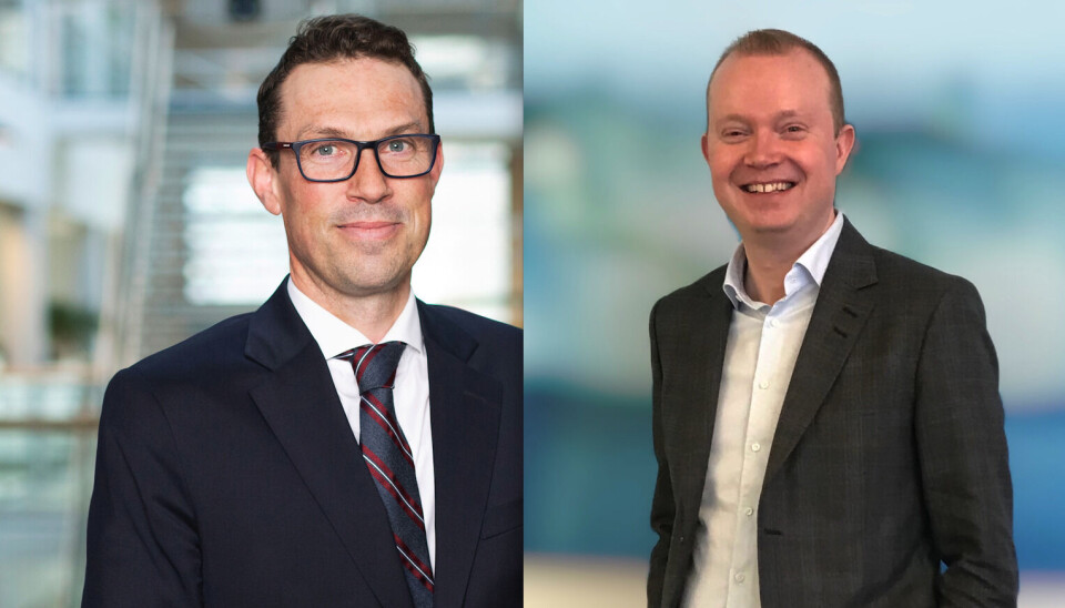 STYRKER LEDERGRUPPEN: Jakob Kallevik (tv) blir CFO, mens Arild Aakre blir CFO i ISS. STYRKER LEDERGRUPPEN: Jakob Kallevik (tv) blir CFO, mens Arild Aakre blir CFO i ISS.