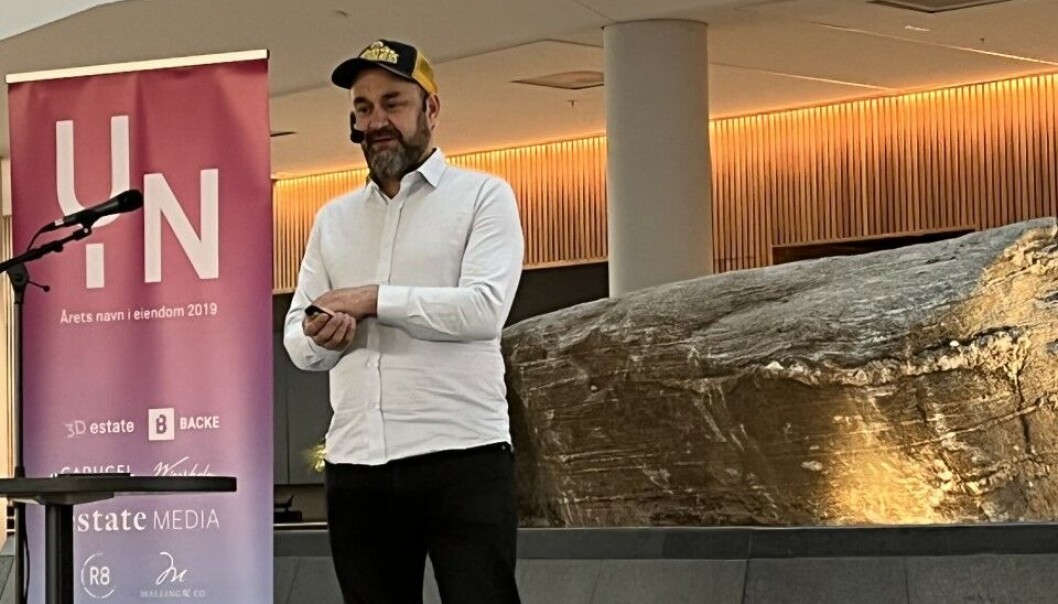 SERIEGRÜNDER: Runar Skjerven Eggesvik pratet på torsdagens Ung i Næringseiendom-treff. SERIEGRÜNDER: Runar Skjerven Eggesvik pratet på torsdagens Ung i Næringseiendom-treff.