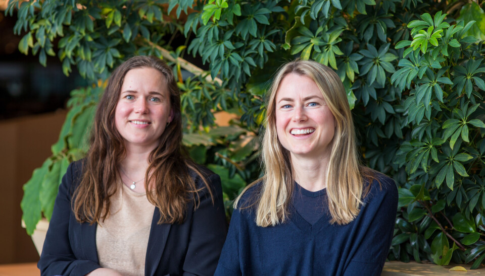 TIL ENTRA: Karoline Veum Solberg og Emilie Marley. TIL ENTRA: Karoline Veum Solberg og Emilie Marley.