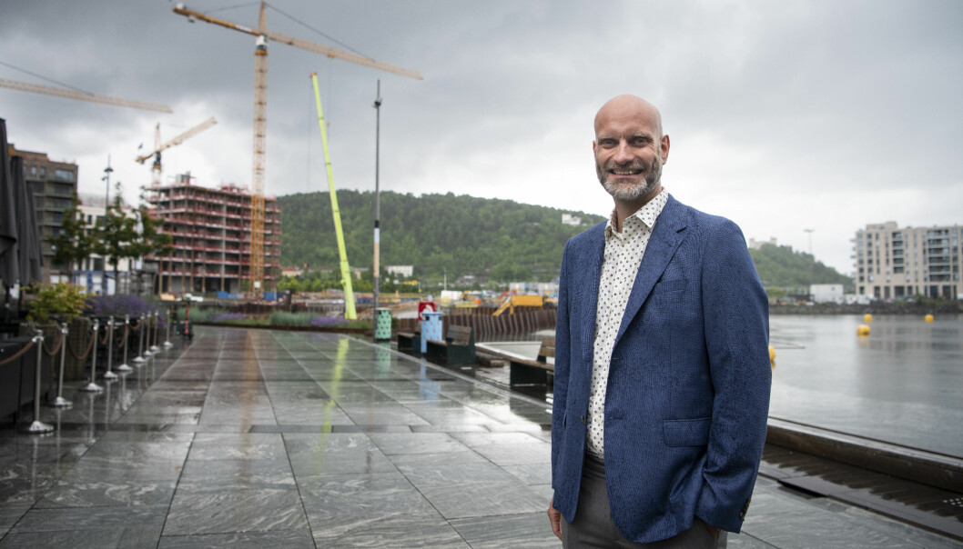 TIL OSU: Jostein Ådalen har vært over fem år i Ås kommune med ansvaret for utviklingen av ti offentlige bygg.