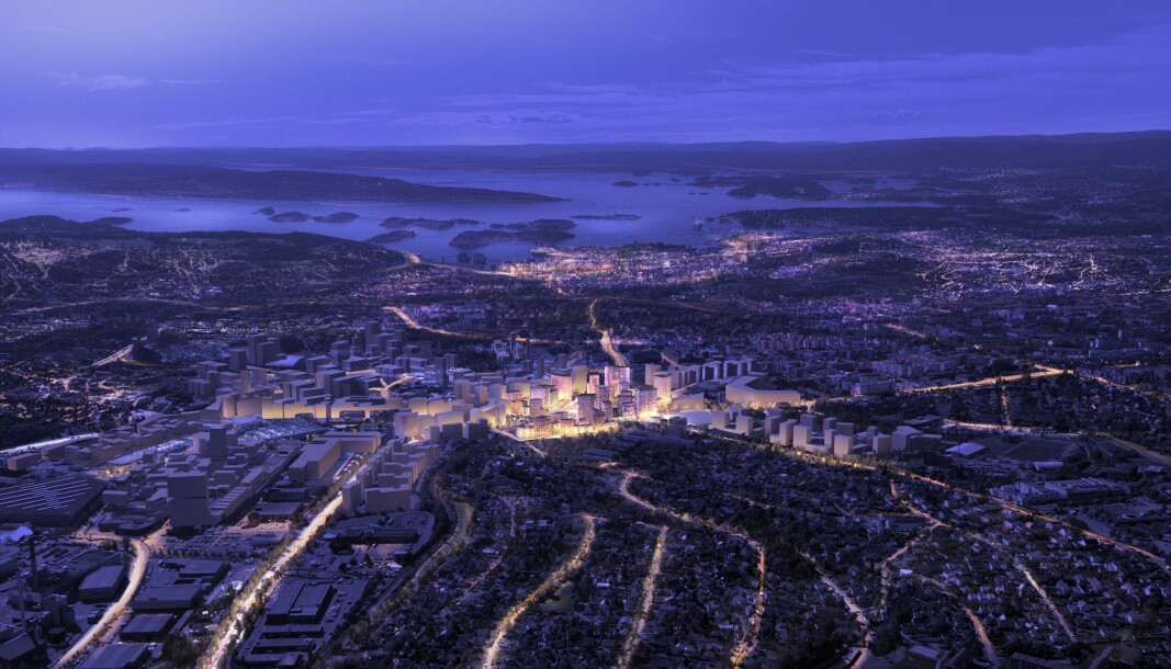 ENORMT: Hovinbyen-prosjektet vil transformere en stor del av Oslo.