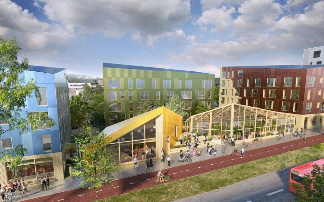 LANDSBY: Slik kan det bli når Urban Village står ferdig. LANDSBY: Slik kan det bli når Urban Village står ferdig.