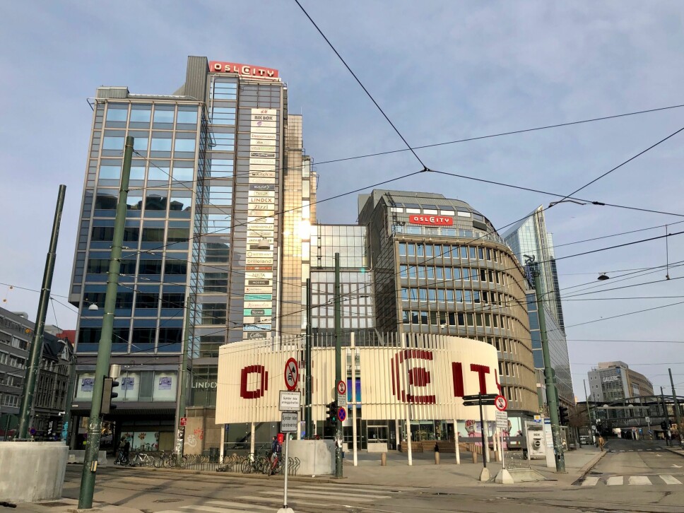 191 MILL: Kjøpesenterdelen i Oslo City genererte i fjor leieinntekter på 191,4 millioner kroner mot 197,0 millioner i 2020.