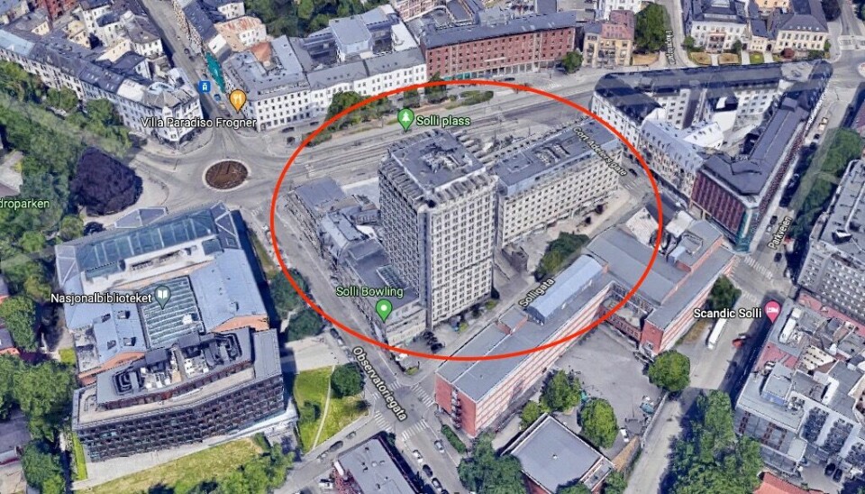 SENTRALT: Indekshuset ligger sentralt plassert på Solli Plass i Oslo vest.