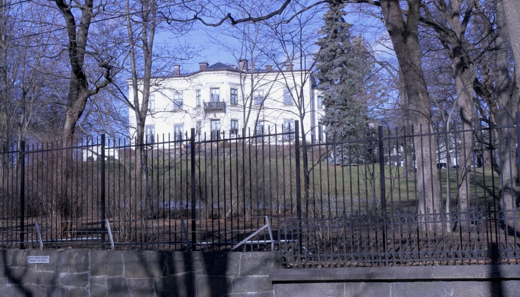 KREMEIENDOM: Den britiske ambassaden er Oslos kanskje råeste eiendom, med en tomt på 24,7 mål på beste Frogner.