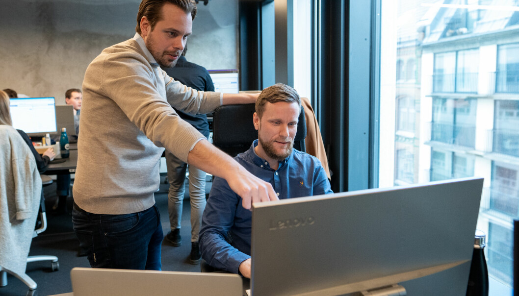 Key Account Manager Max Hansson og Key Account Manager Bernt Øvern. Click to add image caption