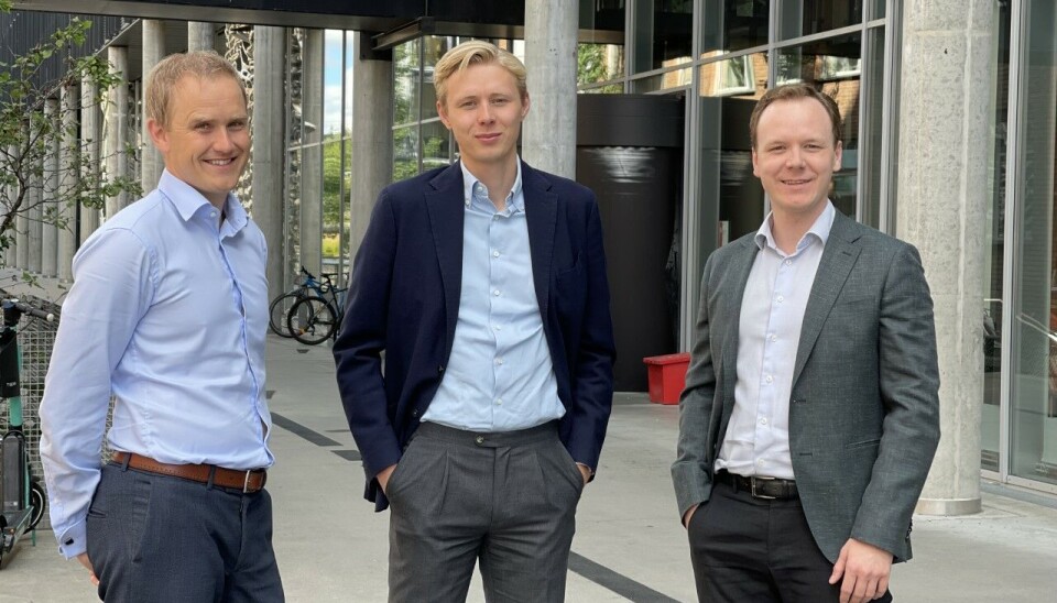 SATSER: Geir Atle Bore, Espen Kittilsen og Ove Hogneland er klar for å skape et effektivt marked for obligasjonsfinansiering. SATSER: Geir Atle Bore, Espen Kittilsen og Ove Hogneland er klar for å skape et effektivt marked for obligasjonsfinansiering.