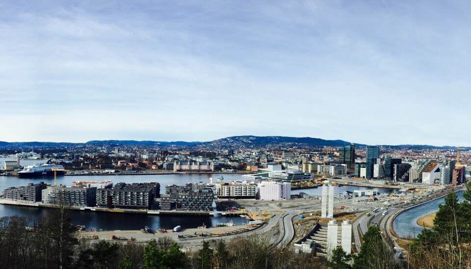 NEDGANG: Nyboligsalget faller, og antallet solgte nyboliger er det laveste på flere år. Her fra Oslo. Foto: Samfunnsøkonomisk analyse NEDGANG: Nyboligsalget faller, og antallet solgte nyboliger er det laveste på flere år. Her fra Oslo. Foto: Samfunnsøkonomisk analyse