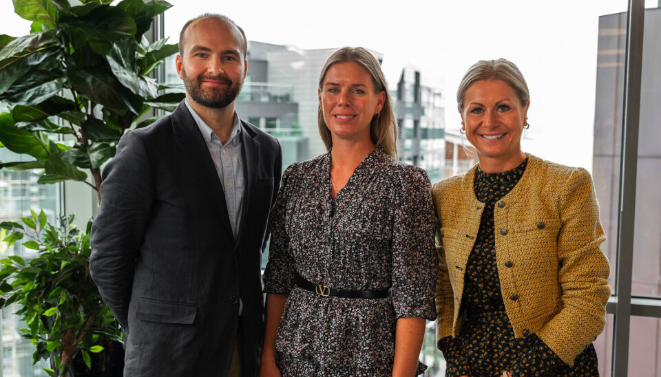 SER MULIGHETER: Fra venstre: Thomas Meyer fra Marketer og Marie Øymyr Moe og Nina Kormilitzine fra Inviso Media. SER MULIGHETER: Fra venstre: Thomas Meyer fra Marketer og Marie Øymyr Moe og Nina Kormilitzine fra Inviso Media.