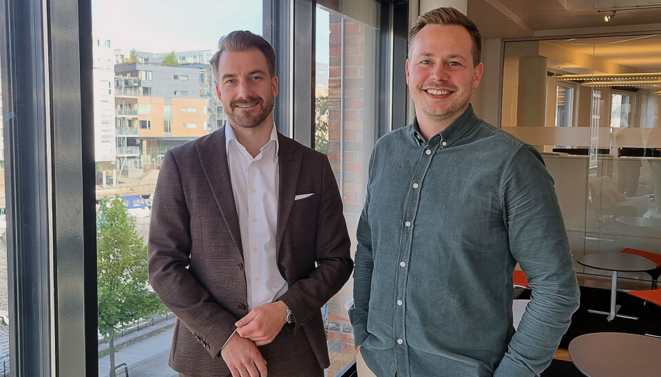 VIKTIG SEGMENT: - Forvaltning av bolig er et stadig viktigere segment for oss, sier Kim Syvertsen (t.v.) i Newsec, her med Øyvind Skogstad, som er nyansatt som Head of Residential i selskapet. VIKTIG SEGMENT: - Forvaltning av bolig er et stadig viktigere segment for oss, sier Kim Syvertsen (t.v.) i Newsec, her med Øyvind Skogstad, som er nyansatt som Head of Residential i selskapet.