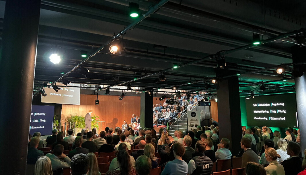 GODE KANDIDATER: Det er stor bredde i det norske proptech-miljøet. Her fra Proptech Summit, som ble avholdt torsdag under Oslo Urban Week.