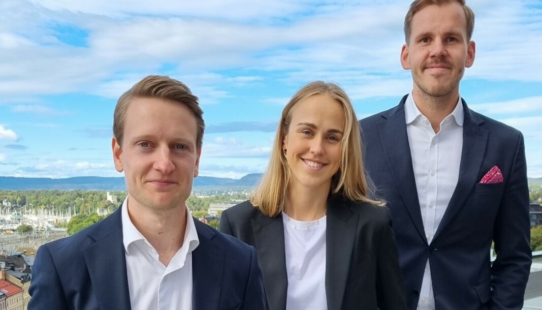 NYANSATT I SPG: F.v. Emil Nygård, Frida Hjelde og Martin Aas Østereng. NYANSATT I SPG: F.v. Emil Nygård, Frida Hjelde og Martin Aas Østereng.