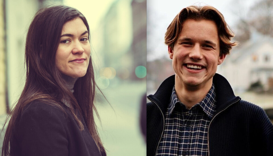 SAMARBEID: Jenny Josefine Holen, Prosjektleder og bærekraftsjef i Stor-Oslo Eiendom og Fabian Utigard i Kvist skal samarbeide om BREEAM-sertifisering.