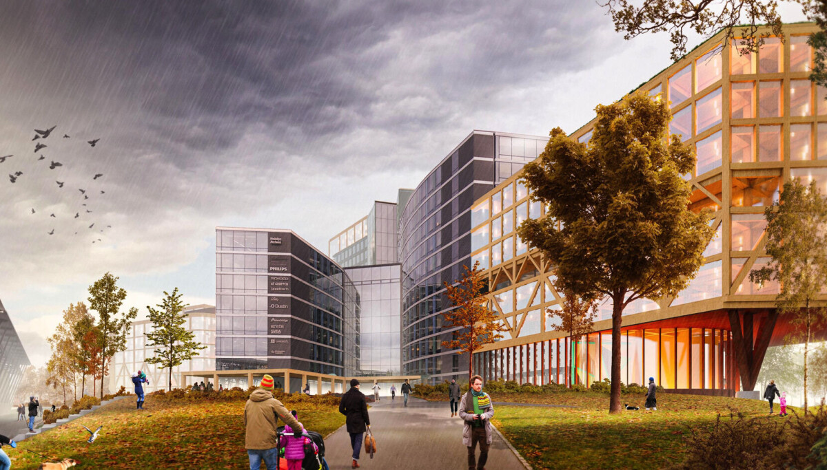 Helsfyr Atrium: – Vurderer enkelte av de foreslåtte volumene som for ...