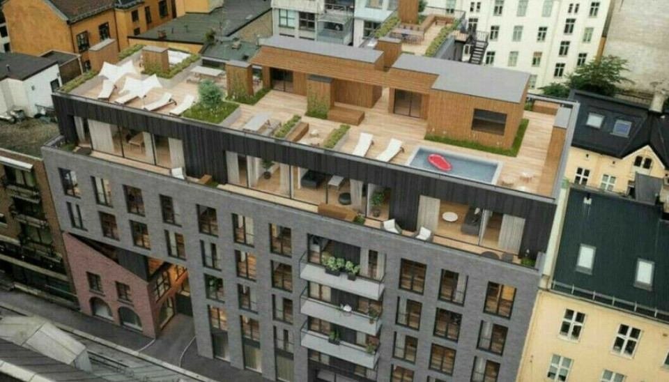 2xTAP: Boligkjøperne krevde 13 millioner kroner for forsinkelser i dette boligprosjektet i Mariboes gate. Nå har de gått på tap i to rettsinstanser. Ill.: Klima Arkitektur. 2xTAP: Boligkjøperne krevde 13 millioner kroner for forsinkelser i dette boligprosjektet i Mariboes gate. Nå har de gått på tap i to rettsinstanser. Ill.: Klima Arkitektur.