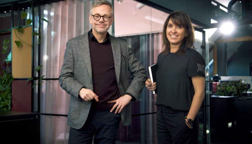 Interiørarkitekt MNIL Nicole Emblem og partner i Monn, interiørarkitekt MNIL Trond Ramsøskar (Foto: Kolonihaven) Interiørarkitekt MNIL Nicole Emblem og partner i Monn, interiørarkitekt MNIL Trond Ramsøskar (Foto: Kolonihaven)