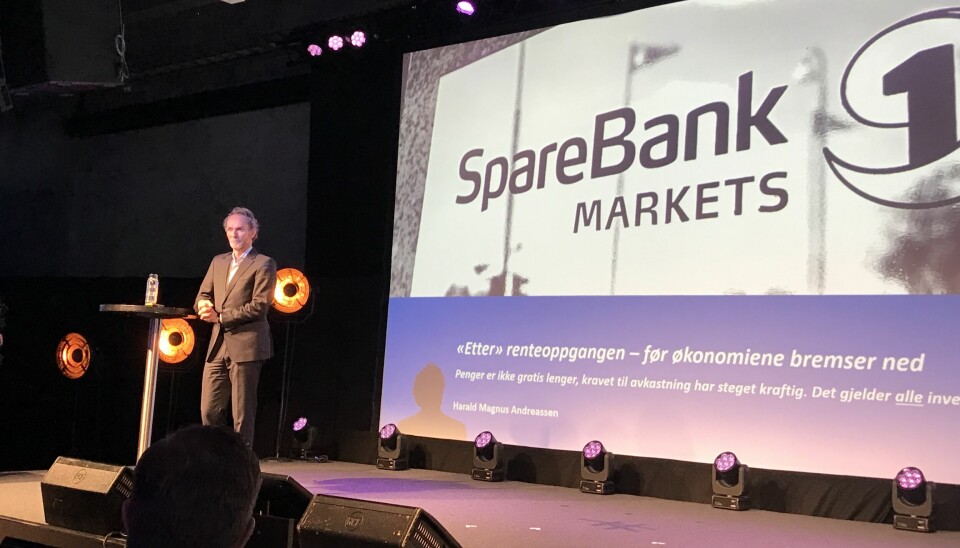 RENTEØKNINGENE VIRKER: Sjeføkonom Harald Magnus Andreassen mener sentralbankenes tiltak fungerer.