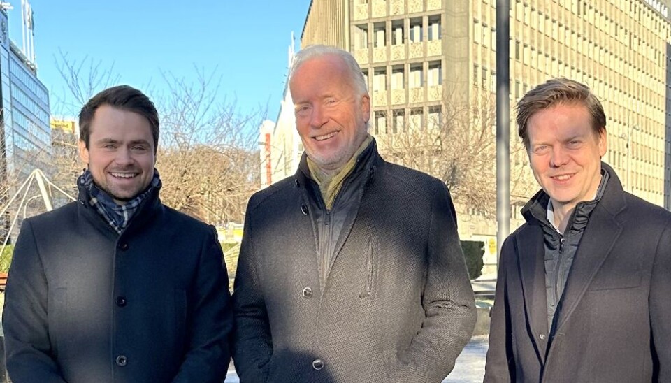 NYANSATTE: Lasse Svendsen, Sven Mile og Øyvind Ramsø. NYANSATTE: Lasse Svendsen, Sven Mile og Øyvind Ramsø.