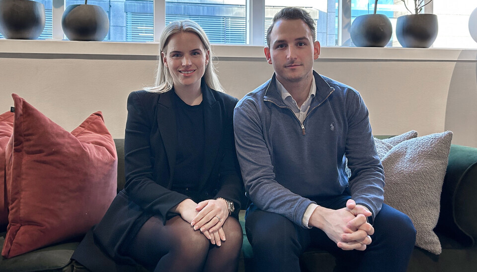 Henriette Mork og Simen Lirio. Henriette Mork og Simen Lirio.