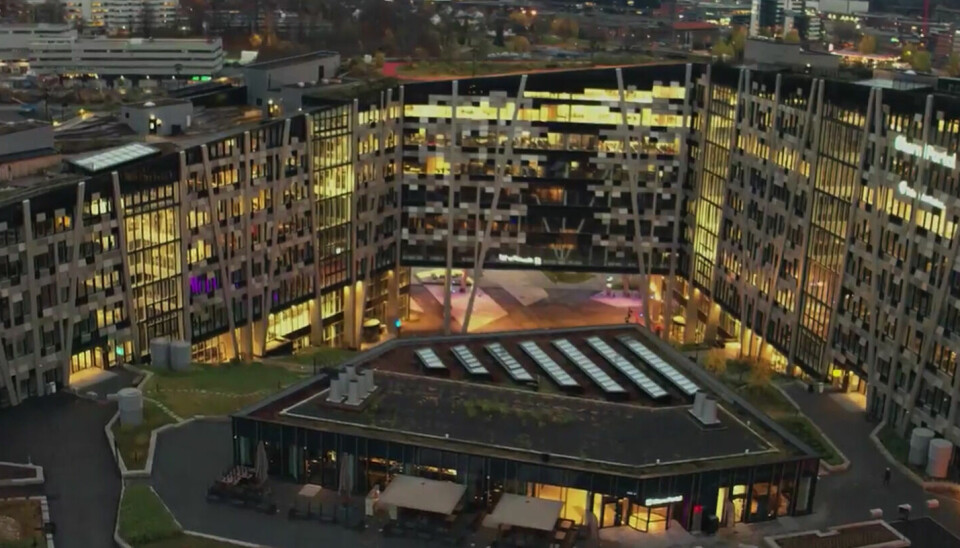 GIGANT: Blant eiendommene som Heim TV skal besøke, er gigantbygget Økern Portal.