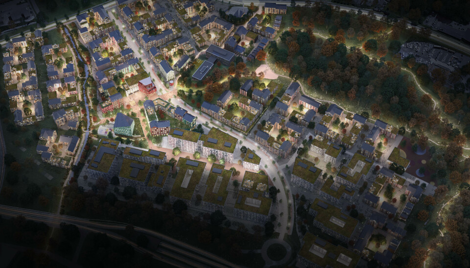 SLUPPEN: Sånn ser arkitektene for seg byutviklingen. SLUPPEN: Sånn ser arkitektene for seg byutviklingen.