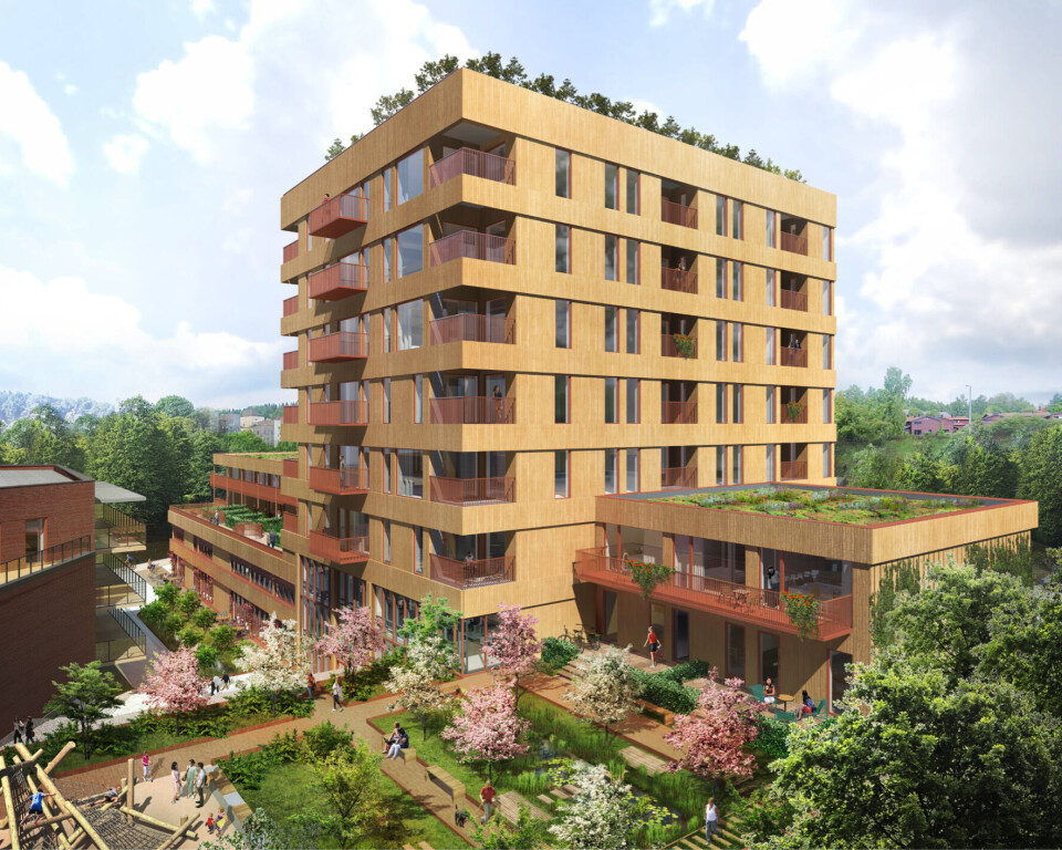 FAMILIEBOLIGER: Den nye bebyggelsen er tenkt som typiske familieboliger.