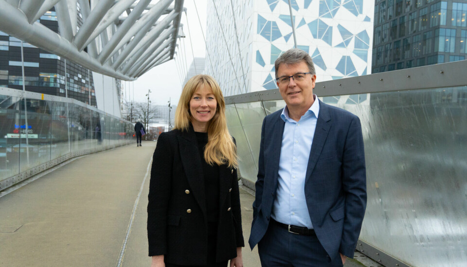 BRAATHENS STØRSTE: Daglig leder Ingrid Elisabeth Moe i Braathen Eiendom og Sjur Gaaseide, CEO i Deloitte, har signert gigantisk leieavtale.