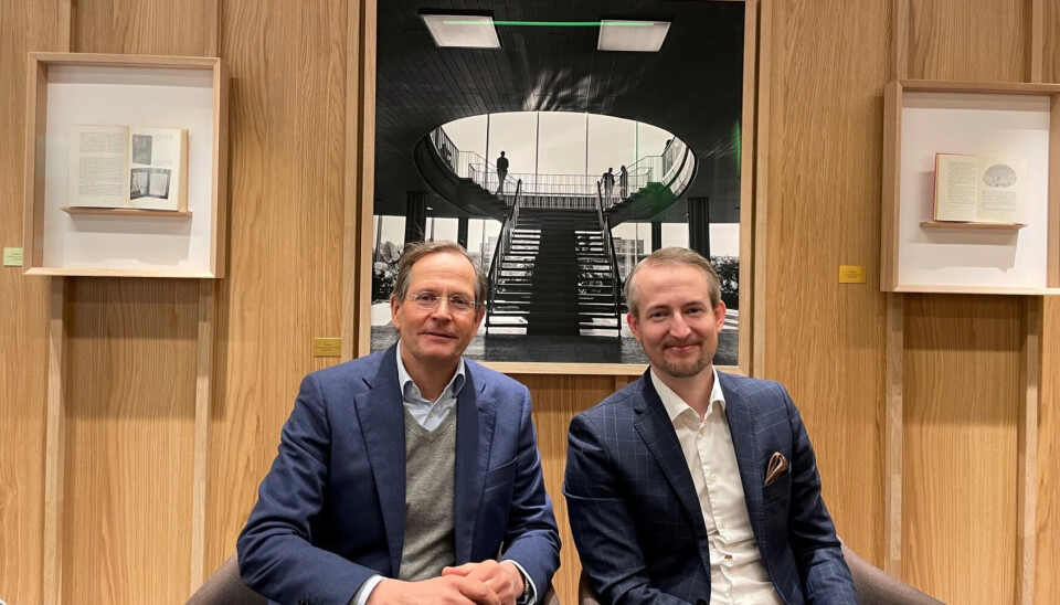 AVTALE: Administrerende direktør Peder Chr. Løvenskiold i Anthon Eiendom (t.v.) og Ådne Skurdal, COO i Edge World. AVTALE: Administrerende direktør Peder Chr. Løvenskiold i Anthon Eiendom (t.v.) og Ådne Skurdal, COO i Edge World.