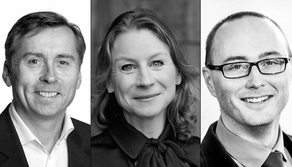TOPPSCORE: Anders Berggren fra Malling & Co og Ida Aall Gram fra Aspelin Ramm er fornøyd med resultatene i NEMEET og Morten Olaisens merkevareundersøkelse.