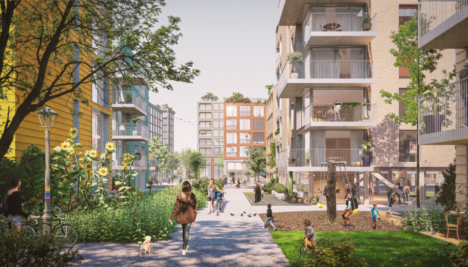 BYREPARASJON: Slik ser arkitektene for seg utviklingen i den gamle bydelen. BYREPARASJON: Slik ser arkitektene for seg utviklingen i den gamle bydelen.