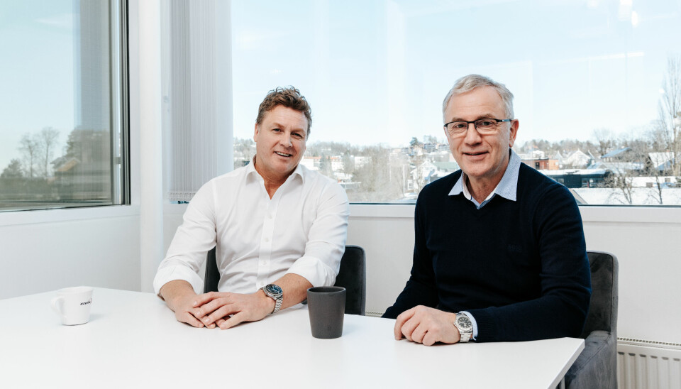 NY SELTOR-SJEF: Svend-Harald Maalen til høyre, sammen med Stian Råmunddal, administrerende direktør i Seltor Gruppen.