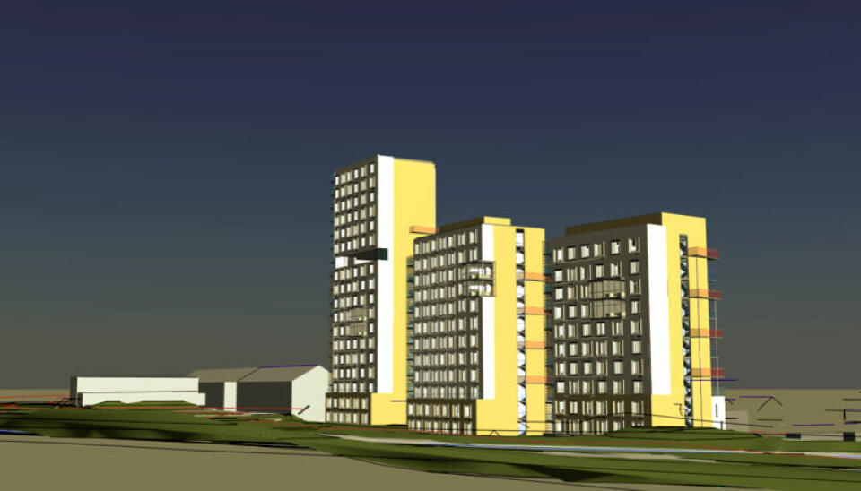 HØYT: Utviklerne vil bygge ti etasjer høyere enn vedtatt.