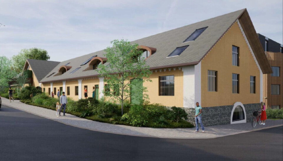 BEHOLDES: Låven skal beholdes som i dag uten utvidelse av volum.