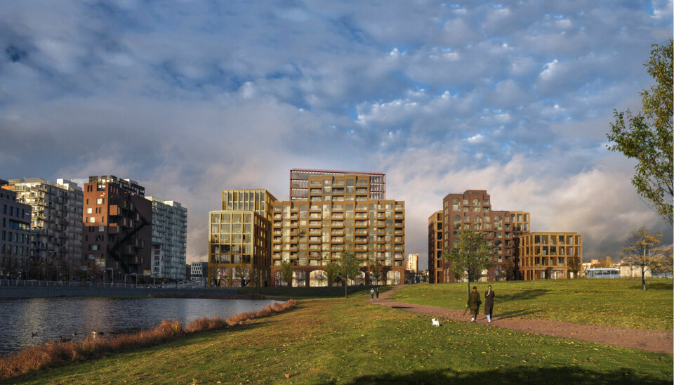 FEM BYGG: Oslo S Utvikling foreslår å etablere fem bygninger, derav to som henger sammen med et mellombygg.