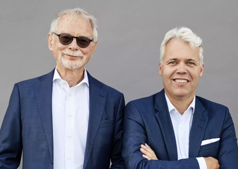 SKAL VOKSE: Edvard Bakkejord og Per Øivind Dahl i Tellus Eiendom skal kjøpe flere handelsparker.