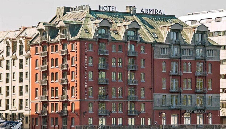 210 ROM: Hotel Admiral består av 210 rom, bar, restaurant og konferansefasiliteter. Foto: Clarion