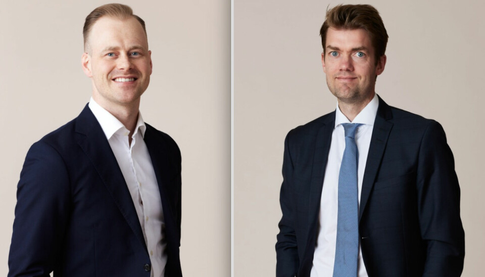 Manager Even Nødland (tv) og Partner Mikael Minge er begge del av Selmers forretningsområde for finansiell analyse og transaksjonsstøtte.